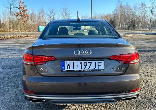 Audi A4 cena 95900 przebieg: 35000, rok produkcji 2019 z Siewierz małe 781